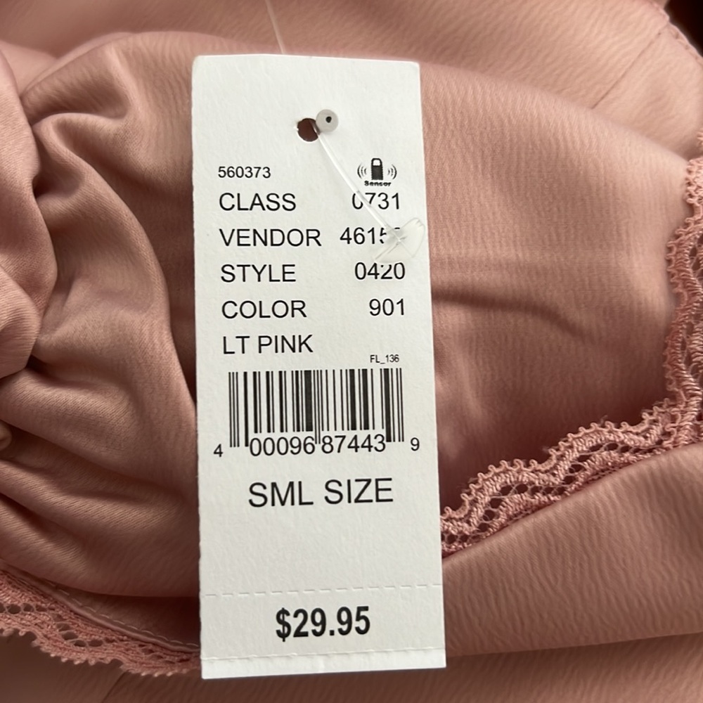 Lottie Moss Top Pink size small Pac Sun - Picture 5 of 5